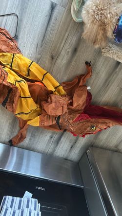 Inflatable kids dinosaur costume