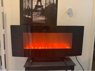 Faux fireplace