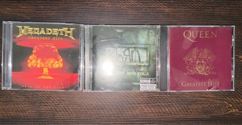 Megadeth/ Queen/ Korn CDS