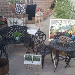 Multi-family Yard Sale 6-21-25 Sat 3925 W. Wood Drive 7-3 pm mid-century furniture in house,  pots pans ,military items, tools, dishes, collectibles, 