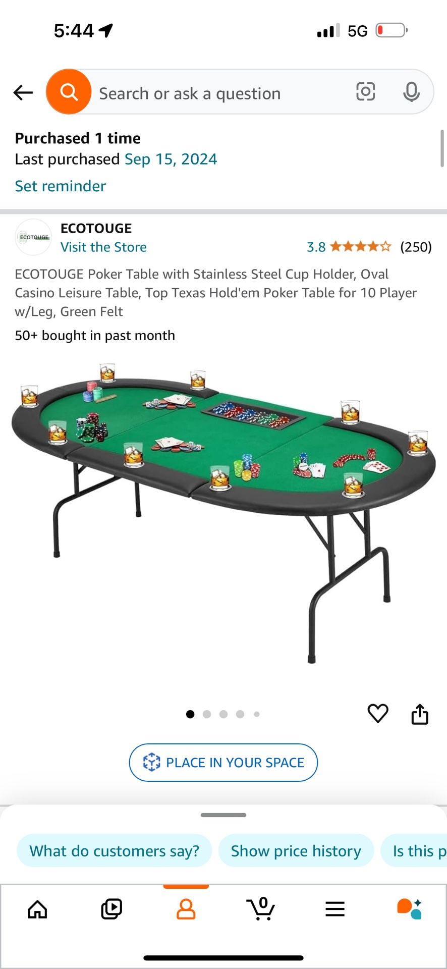 Poker Table