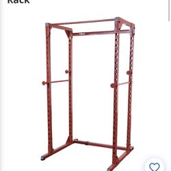 Power Rack, Weights, Bar And Bench