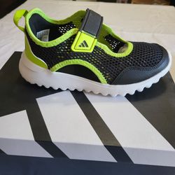 *NEW* Adidas Summerflex C Kids 3 Training Shoes Neon Green with Tags and Box