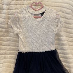 Girls’ Formal Short Sleeve Dress (size 10)