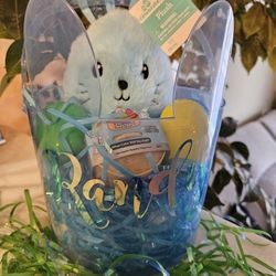 Personalized Easter Baskets With Mini Dumpling