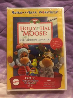 New Build A Bear Holly & Hal Moose DVD