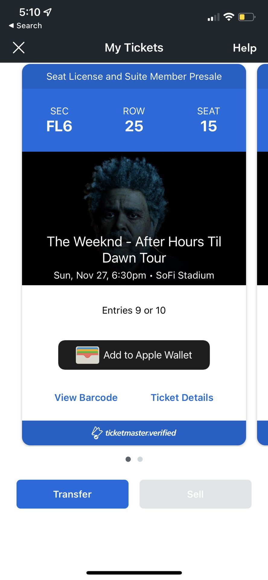The Weeknd Concert Sunday At Sofi 