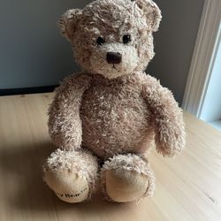 Large Gund Teddy Bear Plush With Soft Curly Fur 