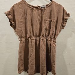Sleeveless Linen Dress