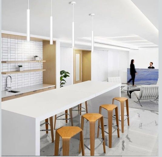 OKELI Modern Pendant Lights, 4000K White LED Dimmable Pendant Light 3 Pack