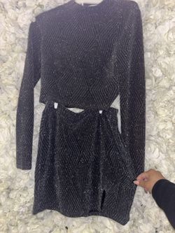 Shimmer Two Piece Black Set Small / Medium