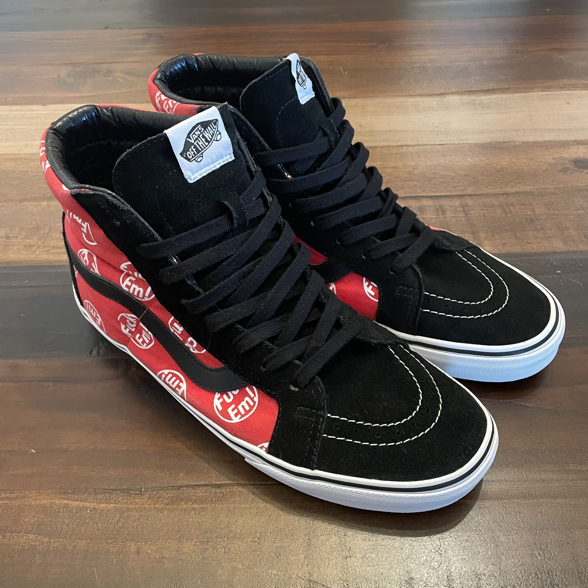 Supreme x Vans Sk8 Hi Pro F*ck Em FW14