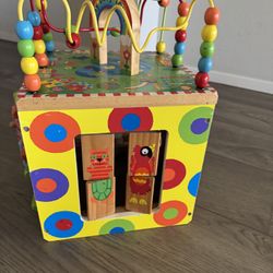 Wooden Activity Cube 