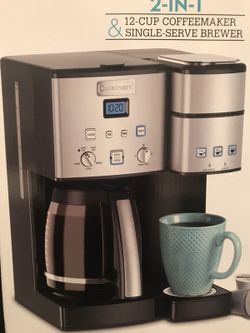 Cuisinart coffee maker 2 in 1, 1 2 cup for Sale in Denver, CO - OfferUp