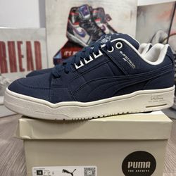 Puma Slipstream Lo Shroom Lace Up  Mens Navy Blue Sneakers Casual Shoes Size 10, 12