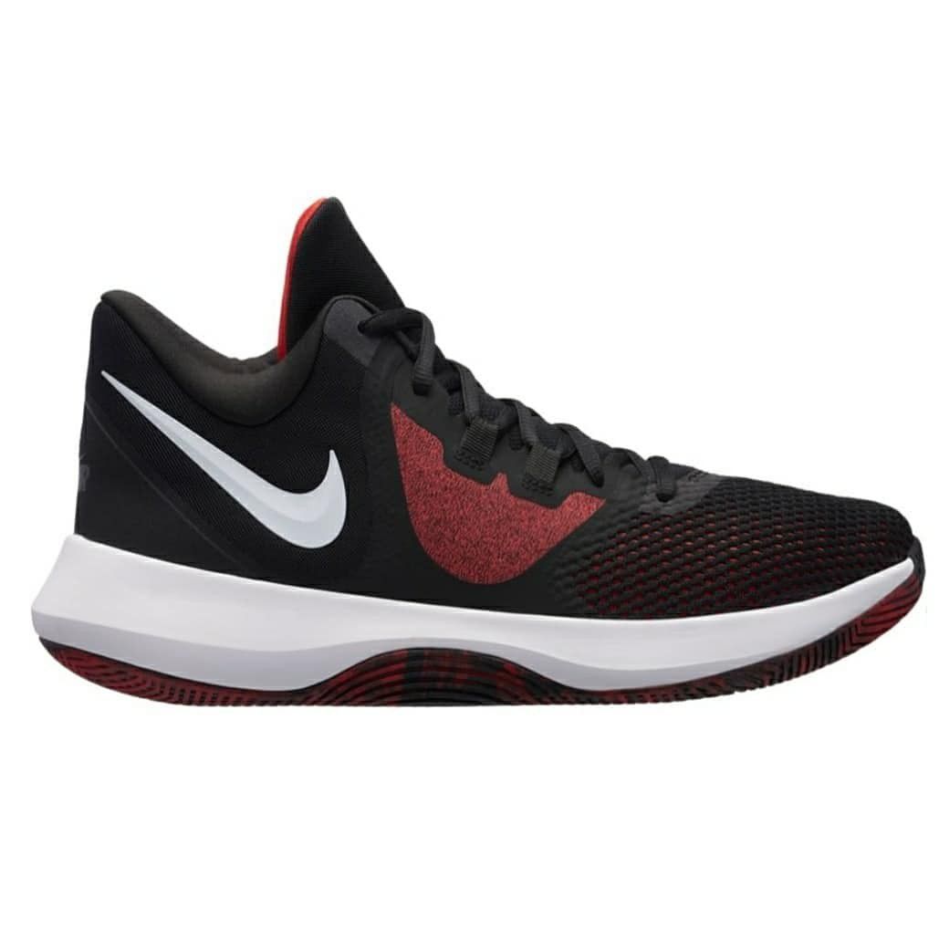 Nike Men's Precision II Basketball Shoes Black/Red Size 9.5