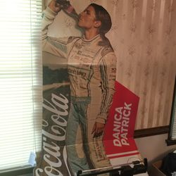 Danica Patrick Stand Up Poster Coca Cola