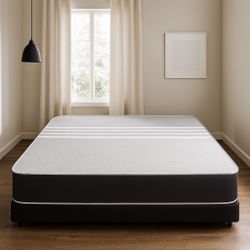 Brand New King Size Mattress 10” Thick – Factory Direct! Also available in Twin, Full & Queen. Ask about our Same-Day Delivery 🚚 