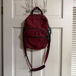 Rick Steves Black Crossbody Travel Purse Bag Kiva Designs Red