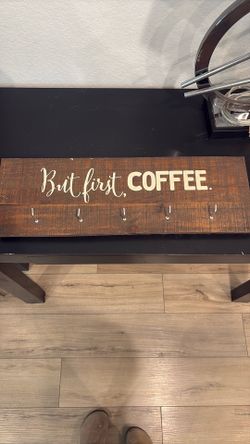 5 Cup Coffee holder sign