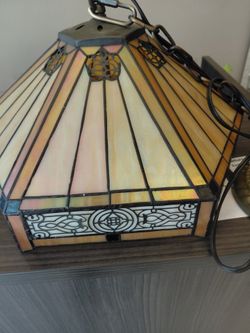 Werfactory Tiffany Style Stained Glass Pendant Light