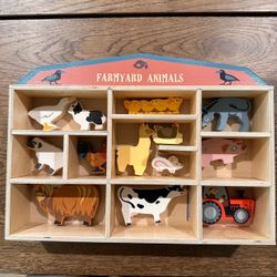 Tender Leaf wooden toy  farmyard animals