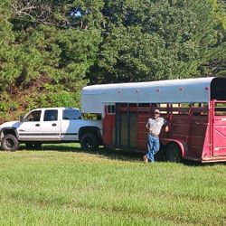 26 Ft Gooseneck Custom Built Horse And Stock Trailer