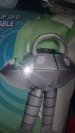 New Light up UFO inflatable costume