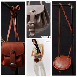 New Free People Artisian Made Leather Crossbody Bags $30 Each 