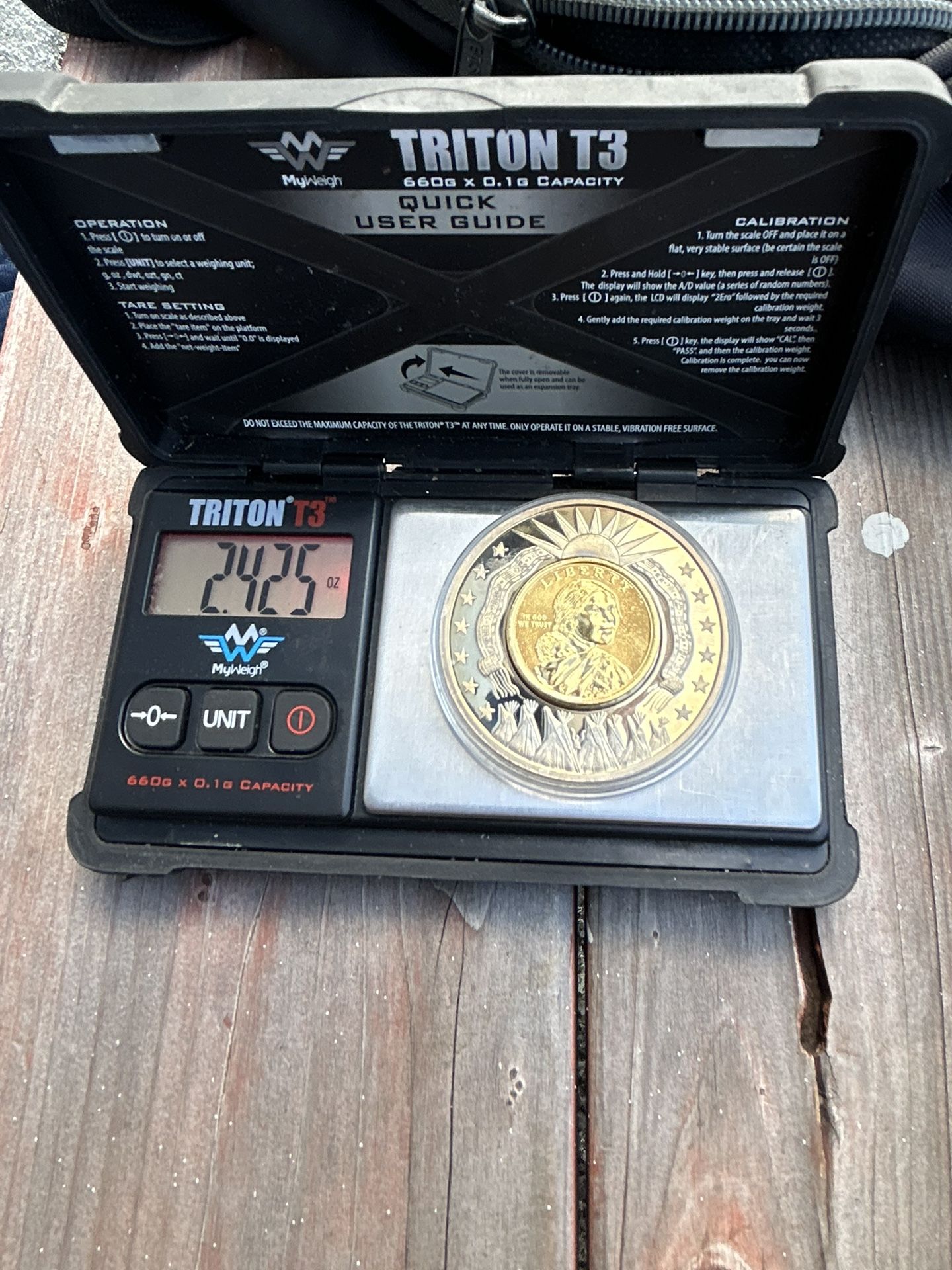 American Currencies Sacagawea Dollar Inlay Coin 2012 - Silver