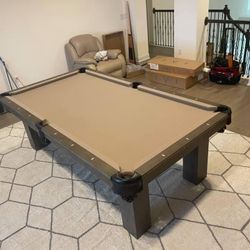 Modern Grey Pool Table 