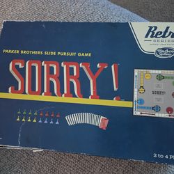 Parker Brothers Sorry Retro Series Board Game