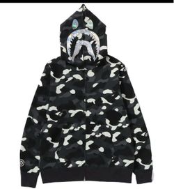 NEW BAPE SHARK FULL ZIP HOODIE