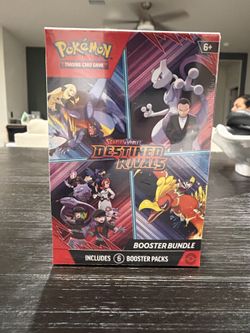 Pokemon TCG: Scarlet & Violet Destined Rivals Booster Bundle (Sealed, 6 Packs)