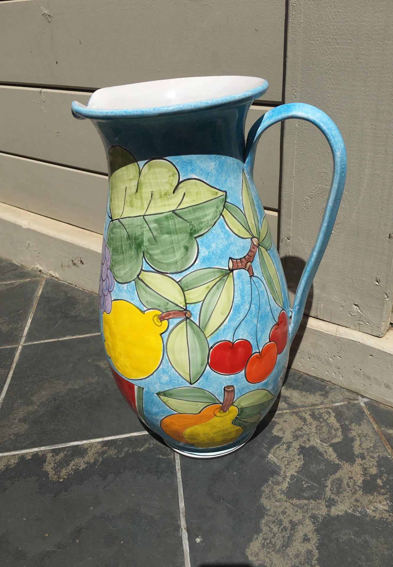 Sicilian large decorative pitcher