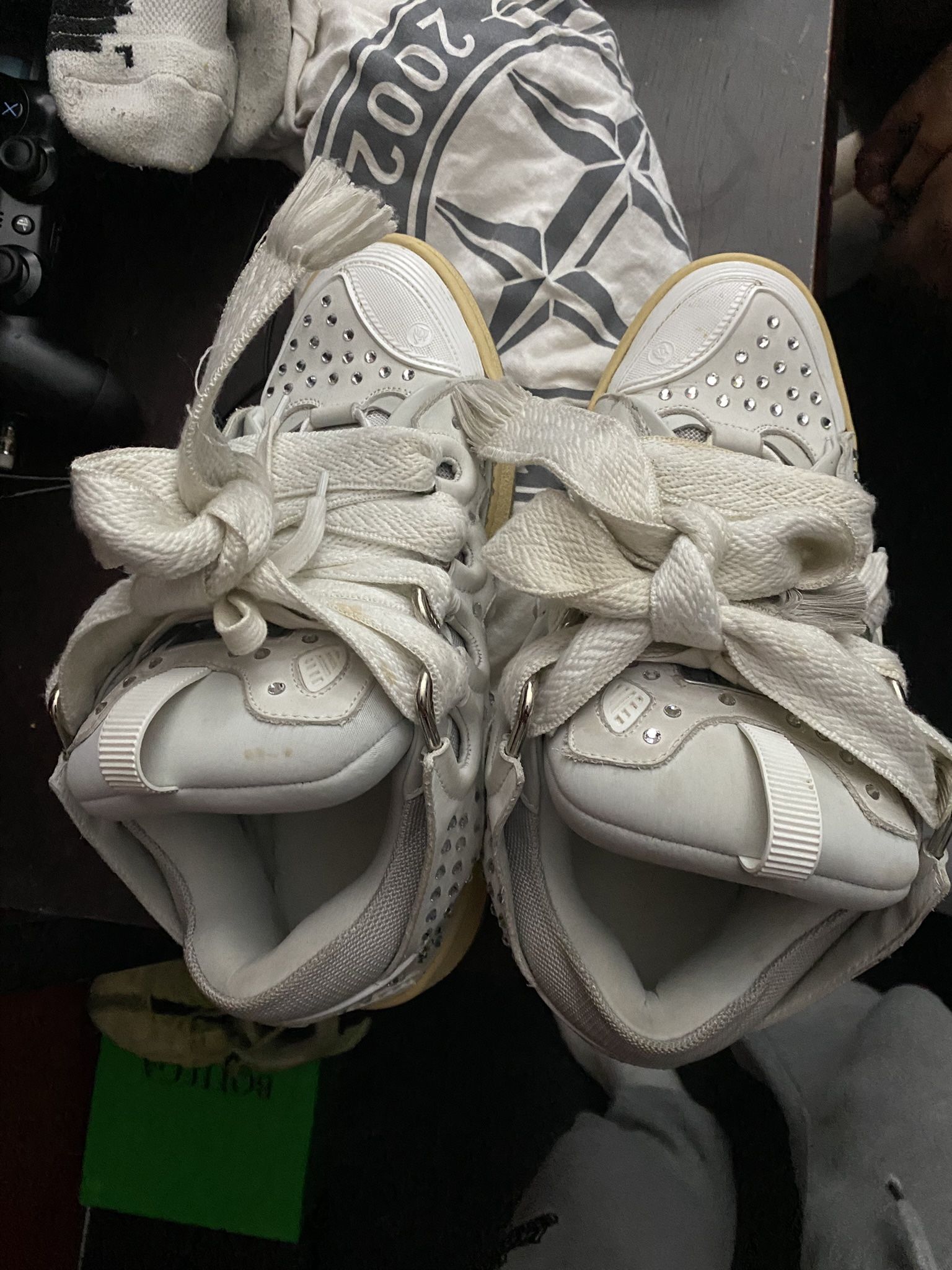 White Diamond Lanvins Size 43