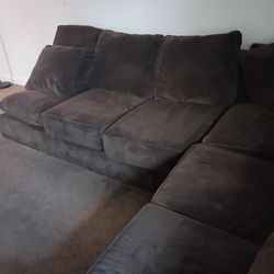 Very Comfy Brown Sectional 