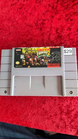 Donkey Kong country 2 diddy Kong quest SNES game