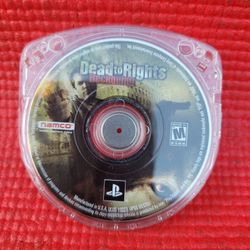 Dead To Rights Reckoning PSP Game