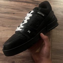 Louis Vuitton Trainers Black and White