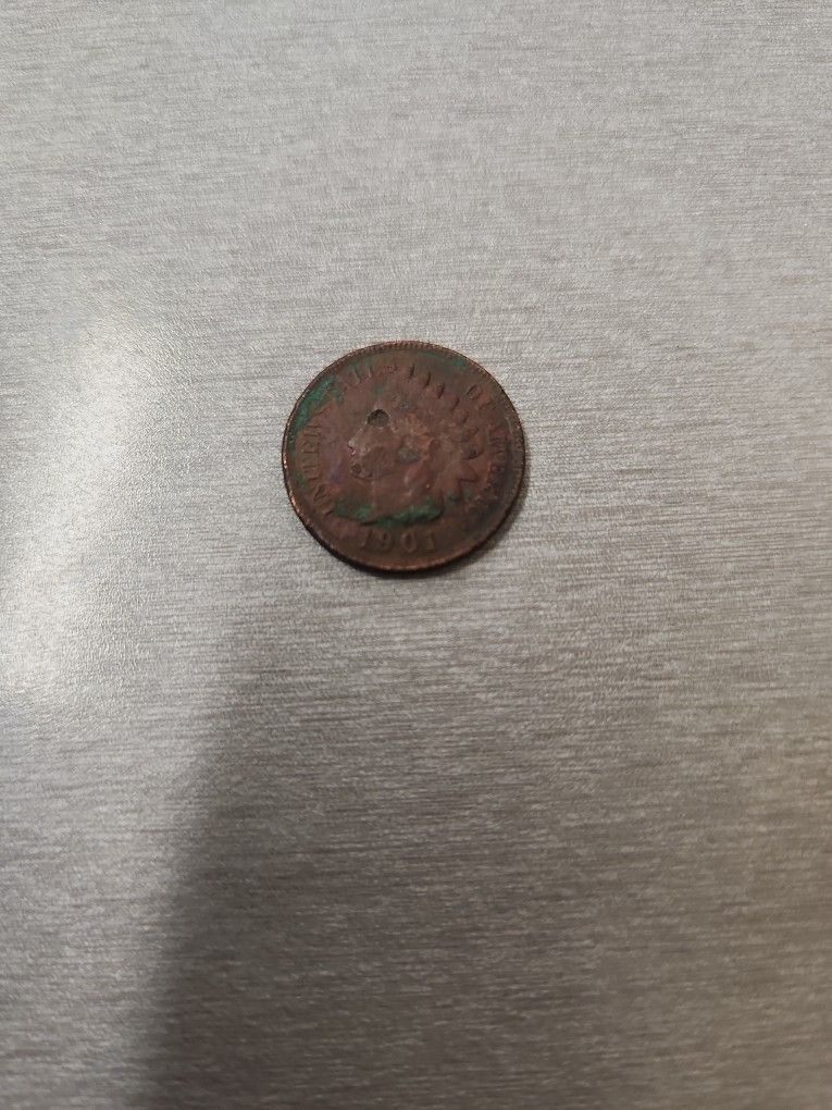 1901 Indian Head Penny