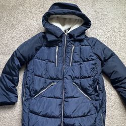 HFX WOMEN'S WINTER NAVY BLUE COAT JACKET. Size S