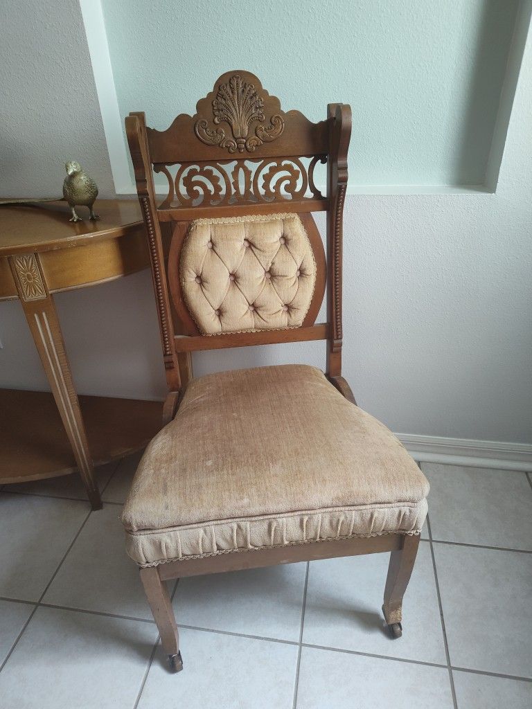 Antique Parlor Chair 