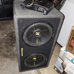 Kicker Speaker With Amplifier