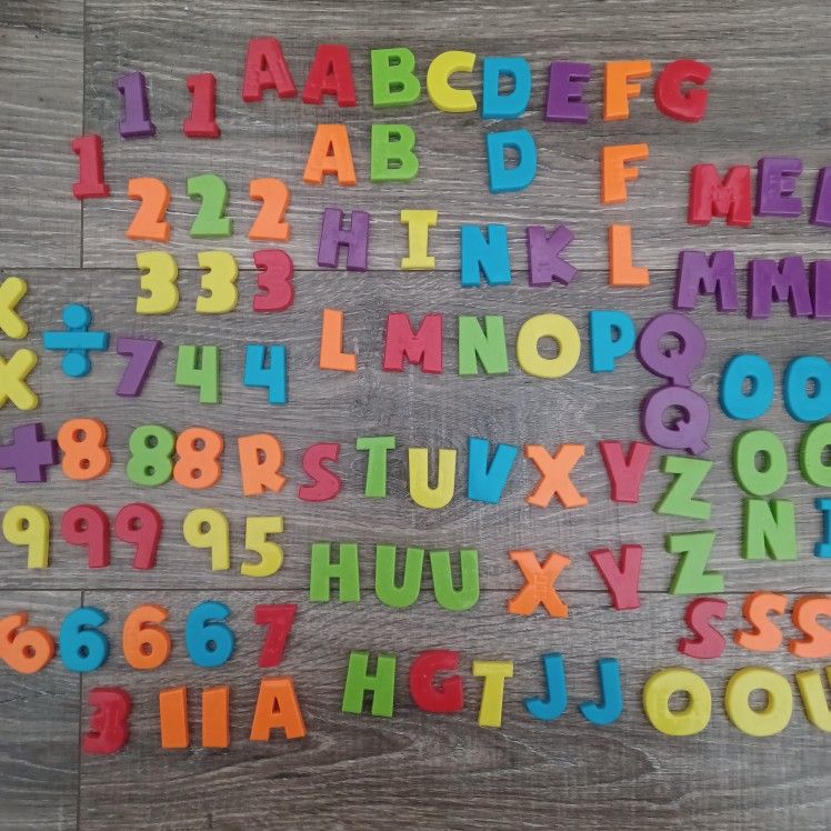 Refrigerator Magnetic Alphabet Letters