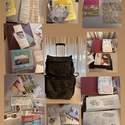 Scrapbooking Supplies  With Bag 