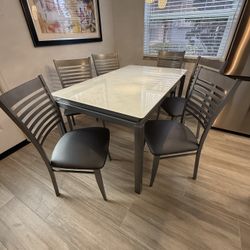 Kitchen Table - 6 Chairs Included 