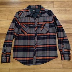 BLACK JACK Casual long Sleeve Button Up Shirt (M)
