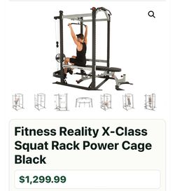 Fitness Reality X-Class Squat Rack Power Cage