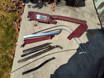 1965 Cadillac Convertible Parts Included A Quarter Panel Window